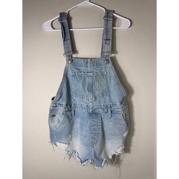 We the Free People June Shortall‎ Overalls Size 25 - Picture 2 of 8